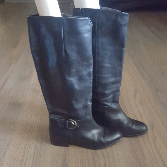 Vintage Bandolino Slouchy Riding Boots - Picture 1 of 8